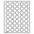 Leuchtturm 315465 Elegante Bandeja para monedas LIGNUM, 35 divisiones redondas de 32,5 mm Ø