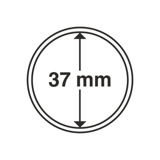 Leuchtturm 315520 cápsulas de monedas diámetro interior 37 mm