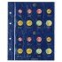 Leuchtturm 315537 Hojas para monedas VISTA, de Euro neutral para 2 series de monedas de curso legal por hoja