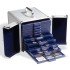 Leuchtturm 315842 Maletín de aluminio CARGO S 10 para 10 bandejas de Monedas SMART