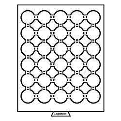 Leuchtturm 315873 Bandeja para monedas 30 divisiones para CAPS 32, color humo
