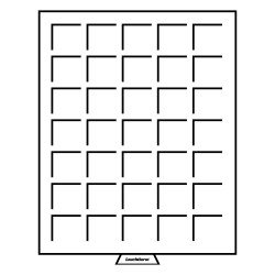 Leuchtturm 315905 Bandeja para monedas 35 divisiones esquinadas hasta 35 mm Ø, color humo Leuchtturm 315905 Bandeja para monedas 35 divisiones esquinadas hasta 35 mm Ø, color humo