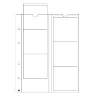 Leuchtturm 316001 hojas OPTIMA, para 6 monedas de hasta 65 mm Ø, transparentes