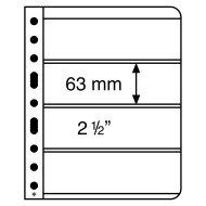 Leuchtturm 316774 hojas de plástico VARIO, 4 divisiones, transparente Leuchtturm 316774 hojas de plástico VARIO, 4 divisiones, transparente