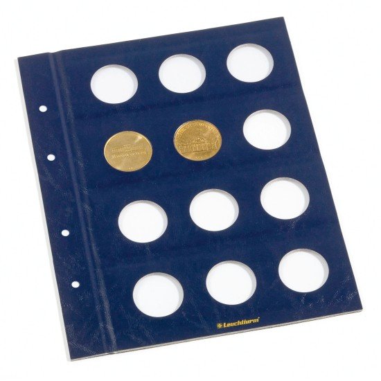 Leuchtturm 317026 Hojas para monedas VISTA, de 