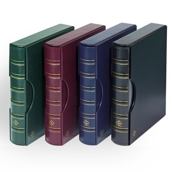 Leuchtturm 317159 tapa de anillas GRANDE, diseño classic con cajetín projoector, verde Leuchtturm 317159 tapa de anillas GRANDE, diseño classic con cajetín projoector, verde