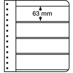 Leuchtturm 317470 Hojas-G, 4 divisiones, blanco Leuchtturm 317470 Hojas-G, 4 divisiones, blanco