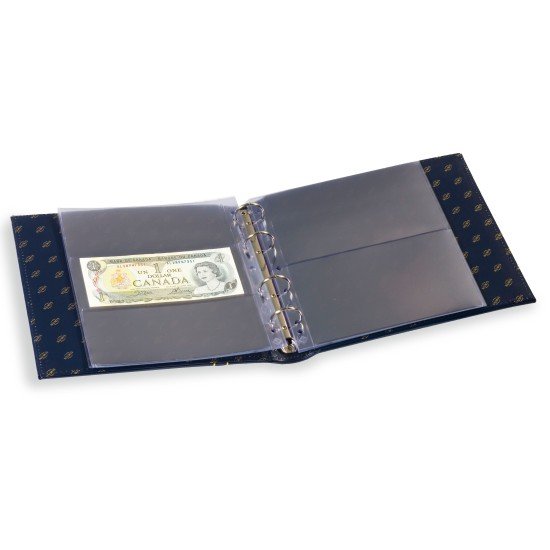 Leuchtturm 317859 Álbum para billetes NUMIS, diseño classic, azul