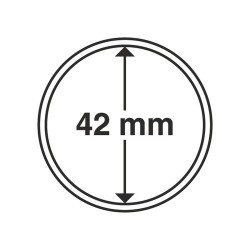 Leuchtturm 318006 cápsulas de monedas diámetro interior 42 mm