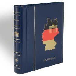 Leuchtturm 318189 SF-Álbum preimpreso PERFECT DP, classic DEUTSCHLAND 1995-2004, azul