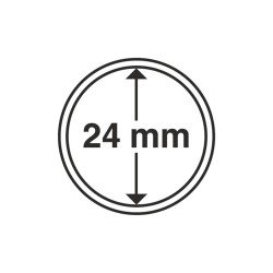 Leuchtturm 319128 cápsulas de monedas diámetro interior 24 mm