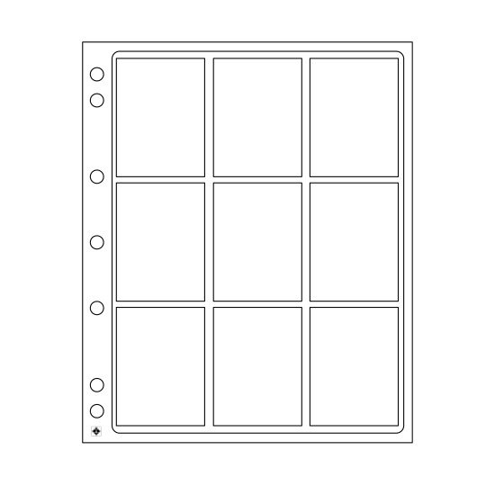 Leuchtturm 320310 Hojas ENCAP, transparentes para SLABS