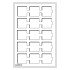 Leuchtturm 320714 Bandeja L con 15 divisiones para cartones de monedas, hasta  50x50 mm, azul