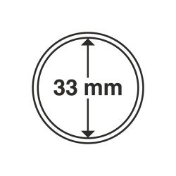 Leuchtturm 320931 cápsulas de monedas diámetro interior 33 mm