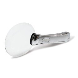 Leuchtturm 322400 Lupa luminosa-LED CHOPARZ Chrome, 2,5 aumentos, Ø 90 mm, con mango metálico