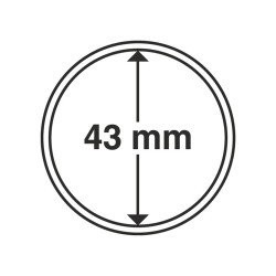 Leuchtturm 322622 cápsulas de monedas diámetro interior 43 mm