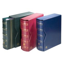 Leuchtturm 322659 tapa de anillas OPTIMA, diseño classic GIGANT, con cajetín projoector, azul
