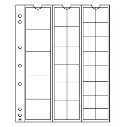 Leuchtturm 323010 hojas para monedas NUMIS, de 33 divisiones de Varios Ø