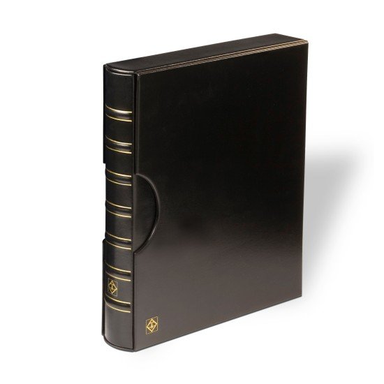 Leuchtturm 324006 Tapa de anillas FOLIO, con cajetín protector, negro Leuchtturm 324006 Tapa de anillas FOLIO, con cajetín protector, negro
