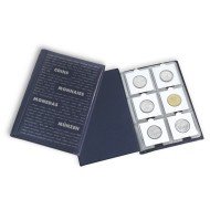 Leuchtturm 325026 Álbum de bolsillo para monedas con 10 hojas, cada una para 6 cartones de monedas, azul Leuchtturm 325026 Álbum de bolsillo para monedas con 10 hojas, cada una para 6 cartones de monedas, azul