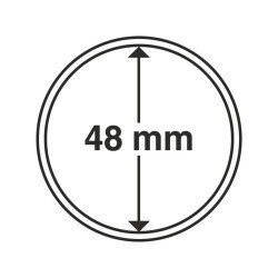 Leuchtturm 325865 cápsulas de monedas diámetro interior 48 mm Leuchtturm 325865 cápsulas de monedas diámetro interior 48 mm