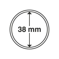 Leuchtturm 327110 cápsulas de monedas diámetro interior 38 mm Leuchtturm 327110 cápsulas de monedas diámetro interior 38 mm