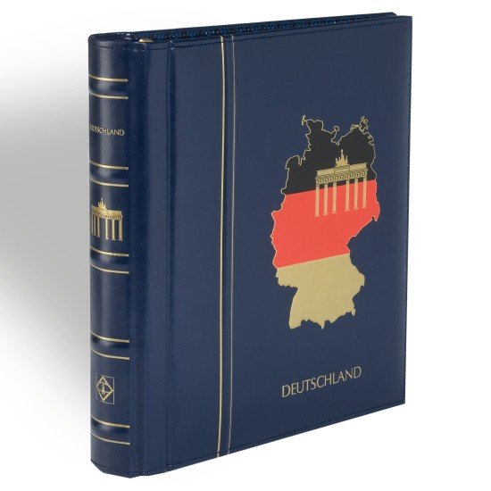 Leuchtturm 327307 SF-Álbum preimpreso PERFECT DP, classic DEUTSCHLAND 1980-1994, azul