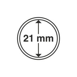 Leuchtturm 327401 cápsulas de monedas diámetro interior 21 mm Leuchtturm 327401 cápsulas de monedas diámetro interior 21 mm