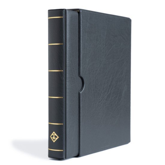 Leuchtturm 327499 tapa de anillas VARIO F, con cajetín projoector, negro