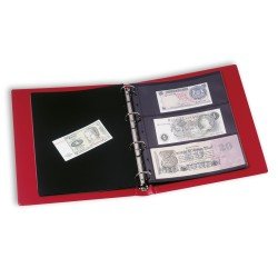Leuchtturm 327926 Álbum para billetes de banco VARIO, incl. 10 hojas, rojo Leuchtturm 327926 Álbum para billetes de banco VARIO, incl. 10 hojas, rojo