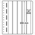 Leuchtturm 328195 hojas en blanco-LB, 5 divisiones, 37 x293 mm