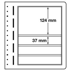 Leuchtturm 328433 hojas en blanco-LB, 4 divisiones, 190x124 mm, 190x37 mm Leuchtturm 328433 hojas en blanco-LB, 4 divisiones, 190x124 mm, 190x37 mm