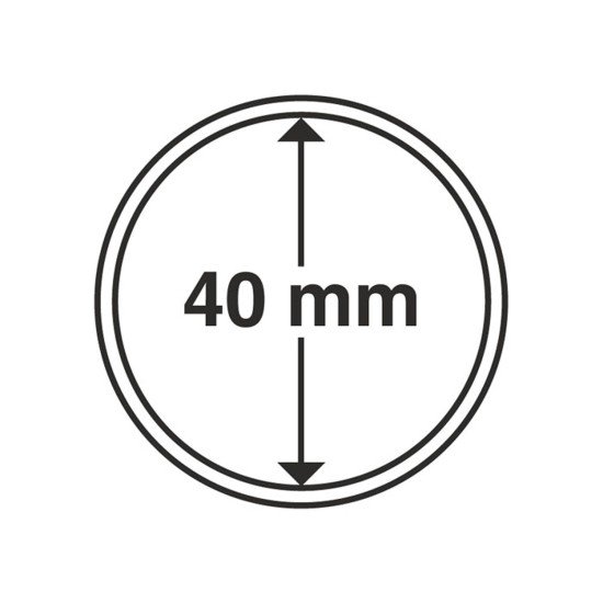 Leuchtturm 328440 cápsulas de monedas diámetro interior 40 mm