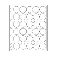 Leuchtturm 329237 hojas p.monedas ENCAP, para 30 cápsulas d. monedas con undiámetro interior de 32 hasta33mm Paq. 2 unid. Leuchtturm 329237 hojas p.monedas ENCAP, para 30 cápsulas d. monedas con undiámetro interior de 32 hasta33mm Paq. 2 unid.