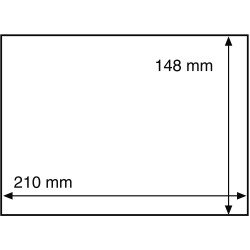 Leuchtturm 329907 Fundas protectoras para cartas y tarjetas postales, DIN A5210x148 mm, transparentes