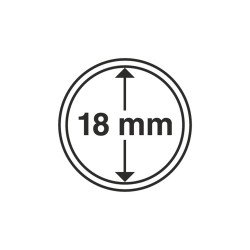 Leuchtturm 330328 cápsulas de monedas diámetro interior 18 mm