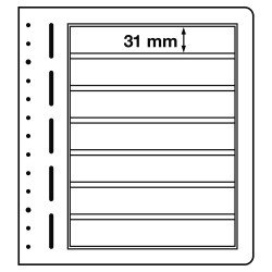 Leuchtturm 330332 hojas en blanco-LB, 7 divisiones, 190x 31 mm Leuchtturm 330332 hojas en blanco-LB, 7 divisiones, 190x 31 mm