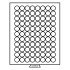Leuchtturm 330737 Bandeja para monedas 88 divisiones redondas de 21,5 mm Ø, color humo