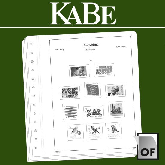 Leuchtturm 330846 KABE OF-hojas preimpresas Berlín BI-Collect 1948-1954 Leuchtturm 330846 KABE OF-hojas preimpresas Berlín BI-Collect 1948-1954