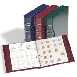 Leuchtturm 330847 Tapa anillas NUMIS, classic diseño con cajetín protector, verde