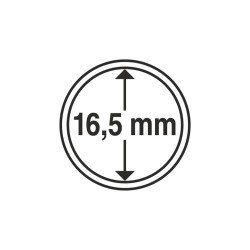 Leuchtturm 331022 cápsulas de monedas diámetro interior 16,5 mm