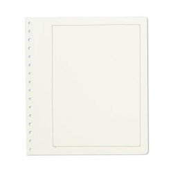 Leuchtturm 331103 KABE Hojas de álbum neutras de cartulina extra fuerte con tradicional borde negro Leuchtturm 331103 KABE Hojas de álbum neutras de cartulina extra fuerte con tradicional borde negro