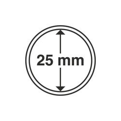 Leuchtturm 331675 cápsulas de monedas diámetro interior 25 mm