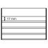 Leuchtturm 331723 Fichas clasificadoras 158x113mm, 3 band.transp.Hoja prot.cartón negro paquete de 100 (PS)