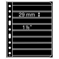 Leuchtturm 331824 Hojas de plástico VARIO, 8 divisiones, negro