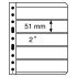 Leuchtturm 332339 hojas de plástico VARIO, 5 divisiones, transparente