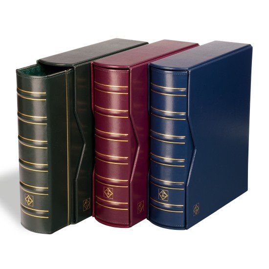 Leuchtturm 332730 Tapa de anillas VARIO, diseñoclassic GIGANT, con cajetín protector, azul Leuchtturm 332730 Tapa de anillas VARIO, diseñoclassic GIGANT, con cajetín protector, azul