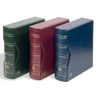Leuchtturm 333112 Álbum para 200 FDCs o cartas en el formato C6, con cajetín projoector, azul Leuchtturm 333112 Álbum para 200 FDCs o cartas en el formato C6, con cajetín projoector, azul