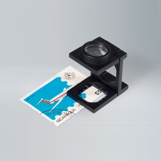 Leuchtturm 333874 Cuentahilos, 10 aumentos, Metal Mate negro Leuchtturm 333874 Cuentahilos, 10 aumentos, Metal Mate negro