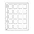 Leuchtturm 334778 Hojas ENCAP, transparentes para 20 cápsulas de monedas QUADRUM 50 x 50 mm